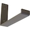Ekena Millwork Steel Hanging Shelf Bracket, Hammered Dark Bronze 2"W x 10"D x 6 1/2"H BKTM02X10X06HSHDB - alternate 1